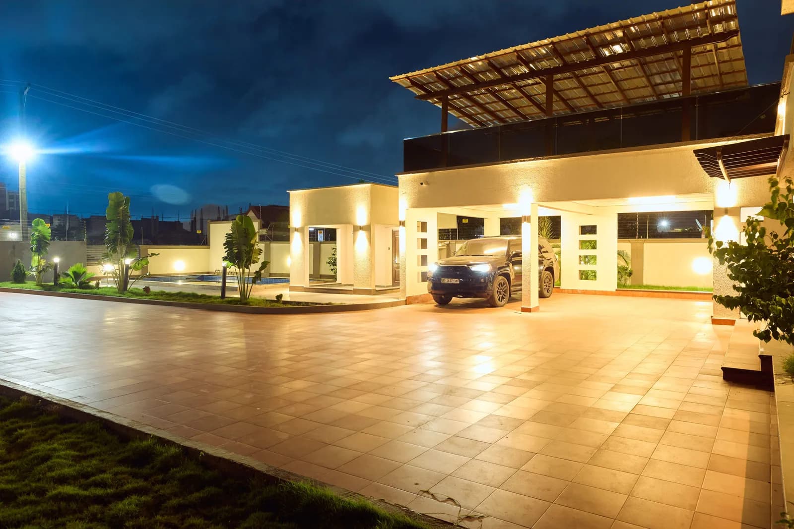Luxury real estate exterior